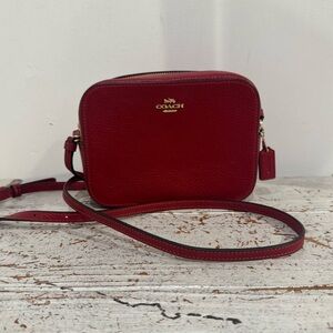 Red Coach crossbody